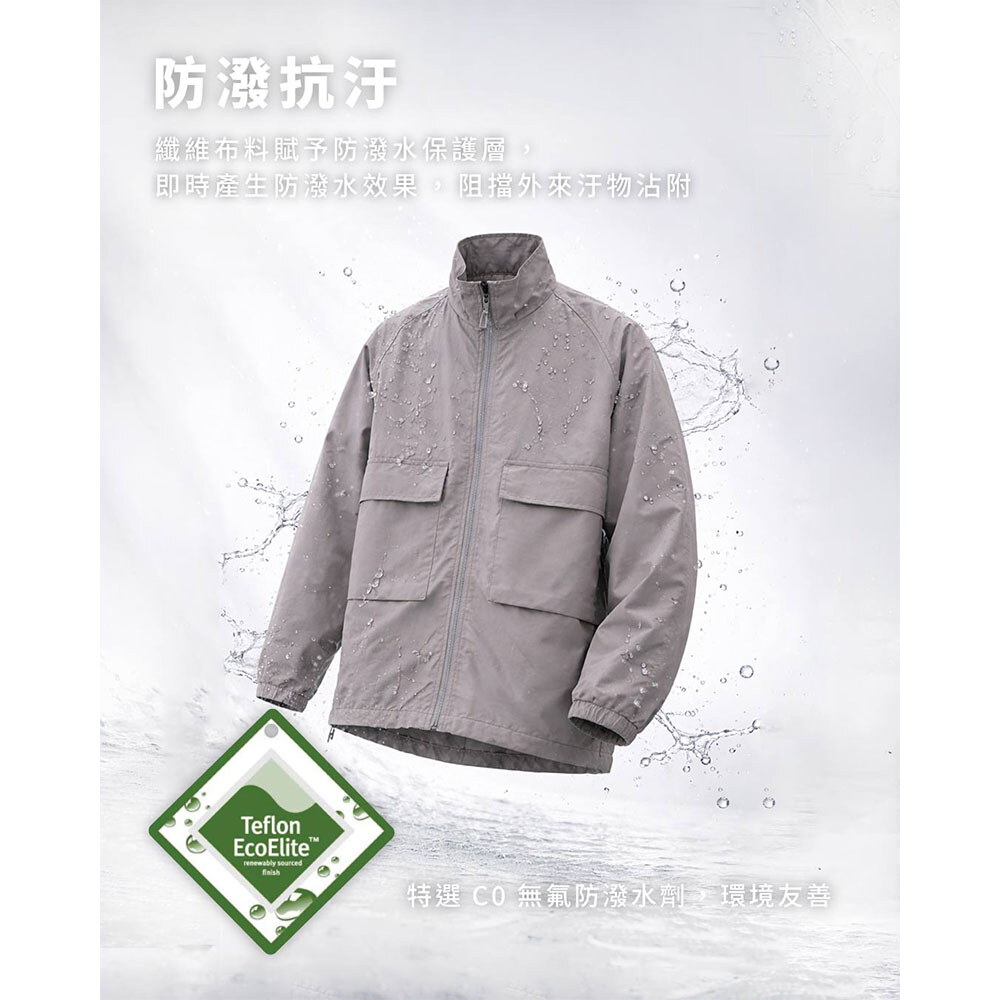 P Logo全機能抗UV立領防曬外套