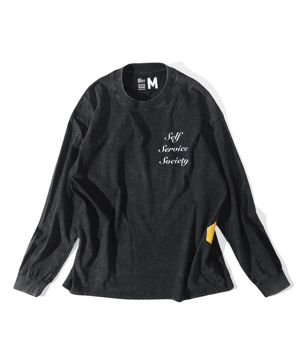 品牌花卉長袖上衣 Brand Logo Flower Tee