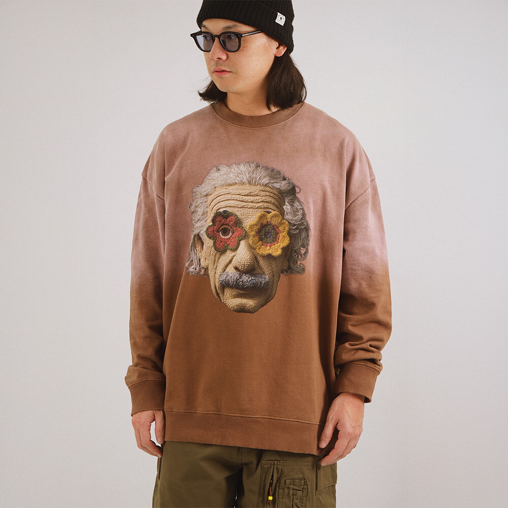 愛因斯坦水洗大學TEE The Albert Washed Sweater