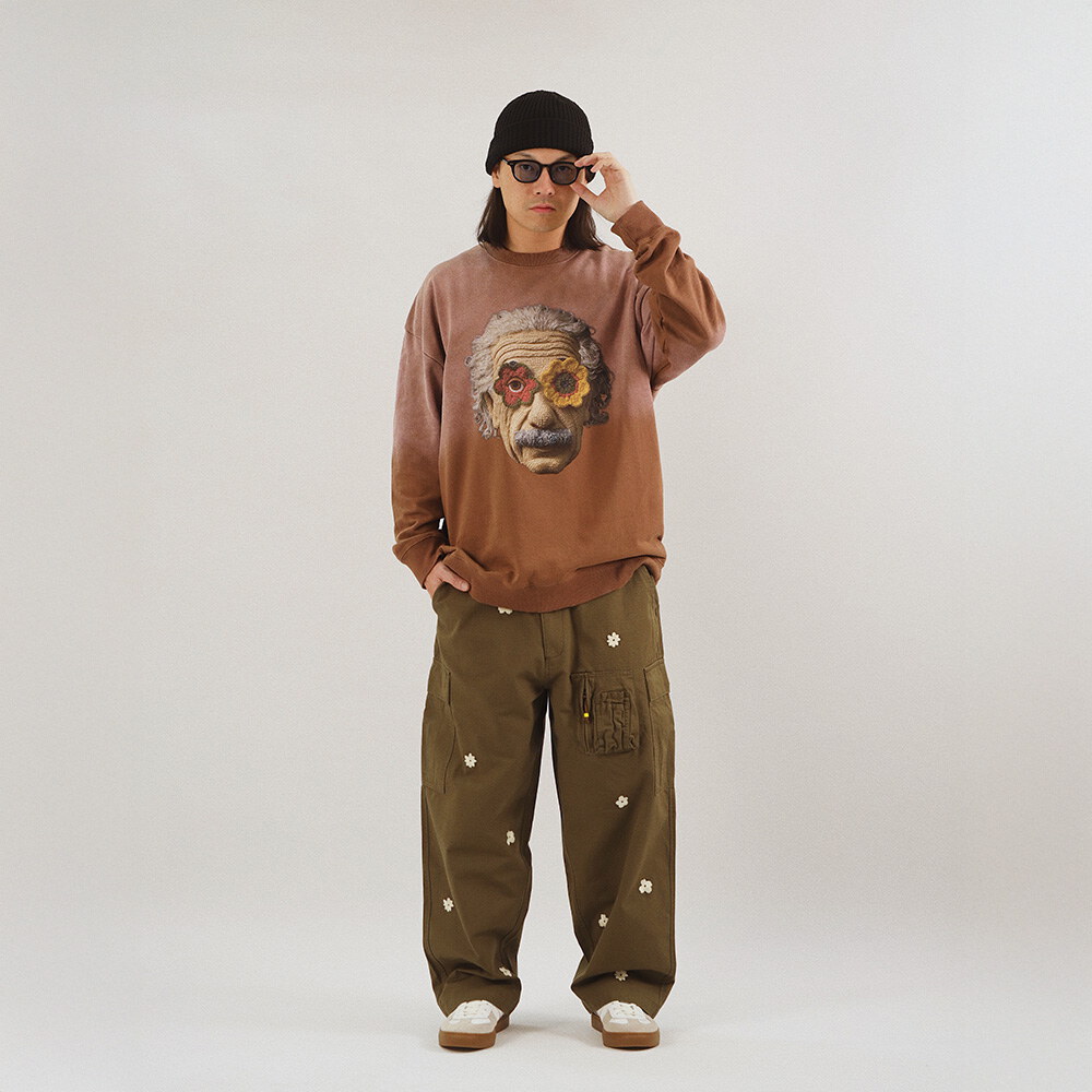 愛因斯坦水洗大學TEE The Albert Washed Sweater