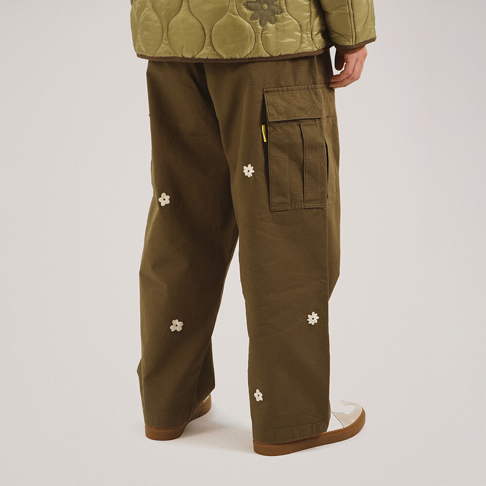 花卉休閒工裝褲 Easy Flower Cargo Pants