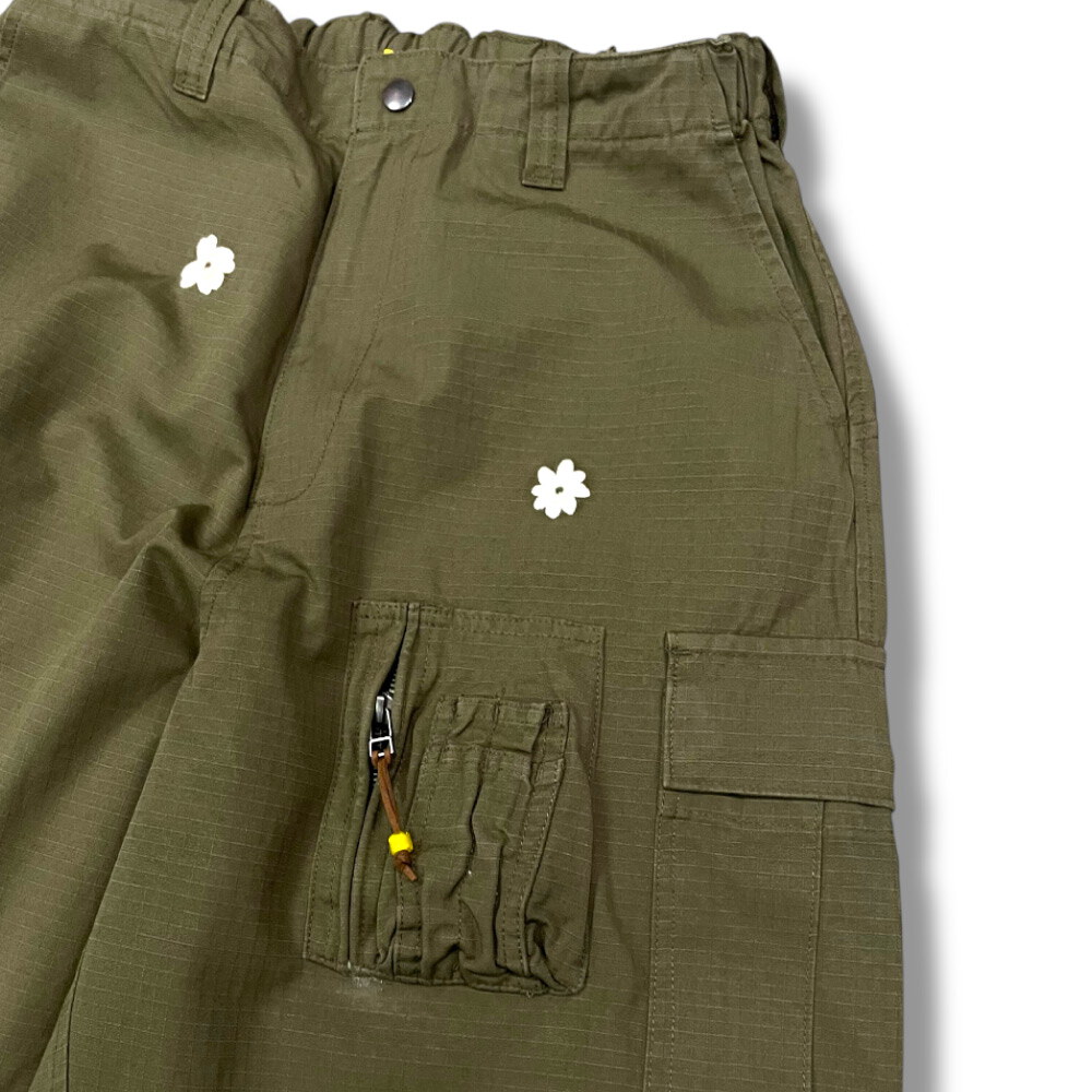 花卉休閒工裝褲 Easy Flower Cargo Pants