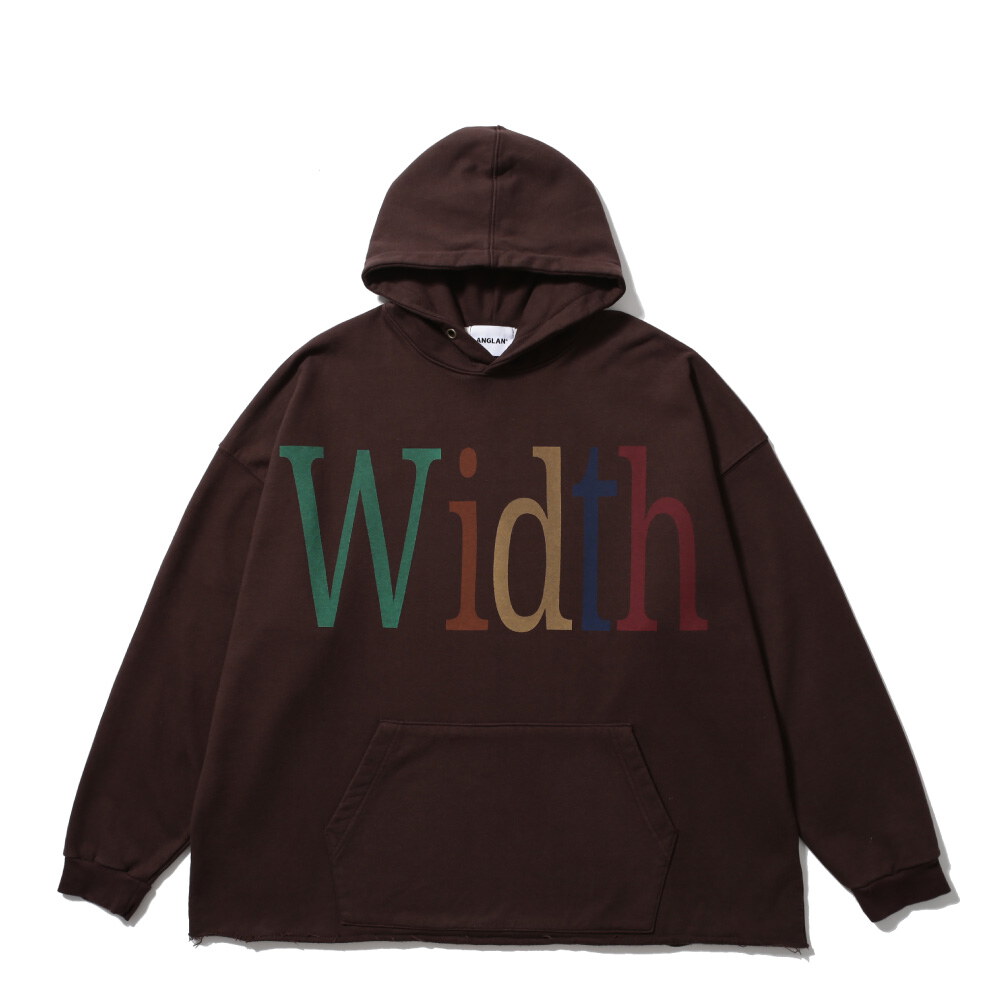 連帽上衣 Width Print Hoodie