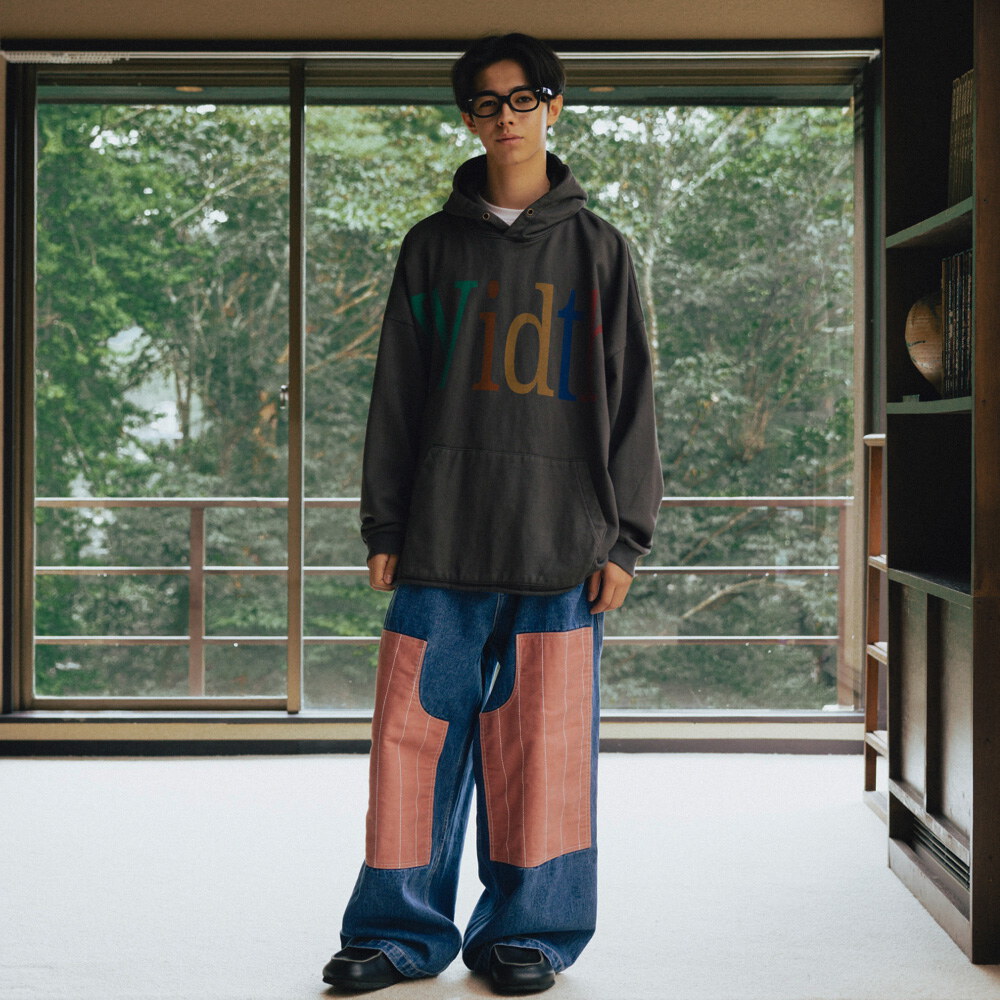 連帽上衣 Width Print Hoodie