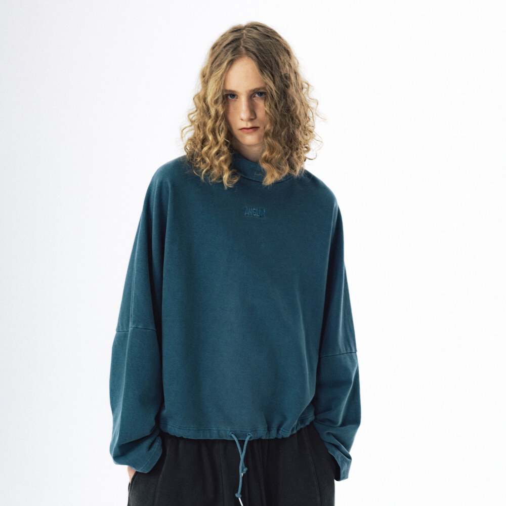 AGL0004-262 高領大學Tee Pigment High-Neck Sweat Shirt