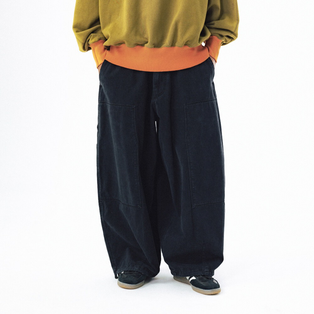 工裝繭形褲 Double Knee Work Balloon Pants
