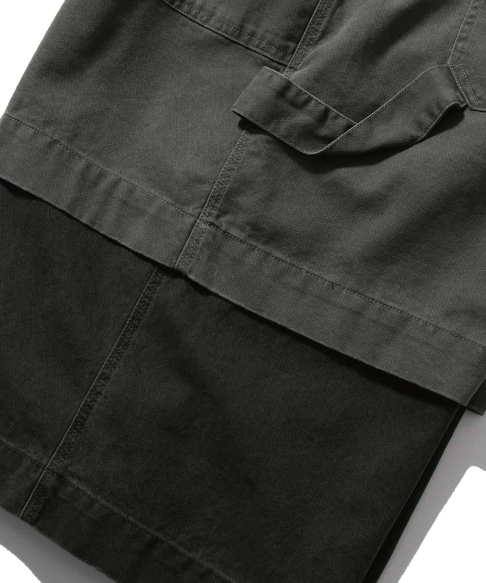 拼接工裝五分褲 Layered Half Fatigue Half Pants