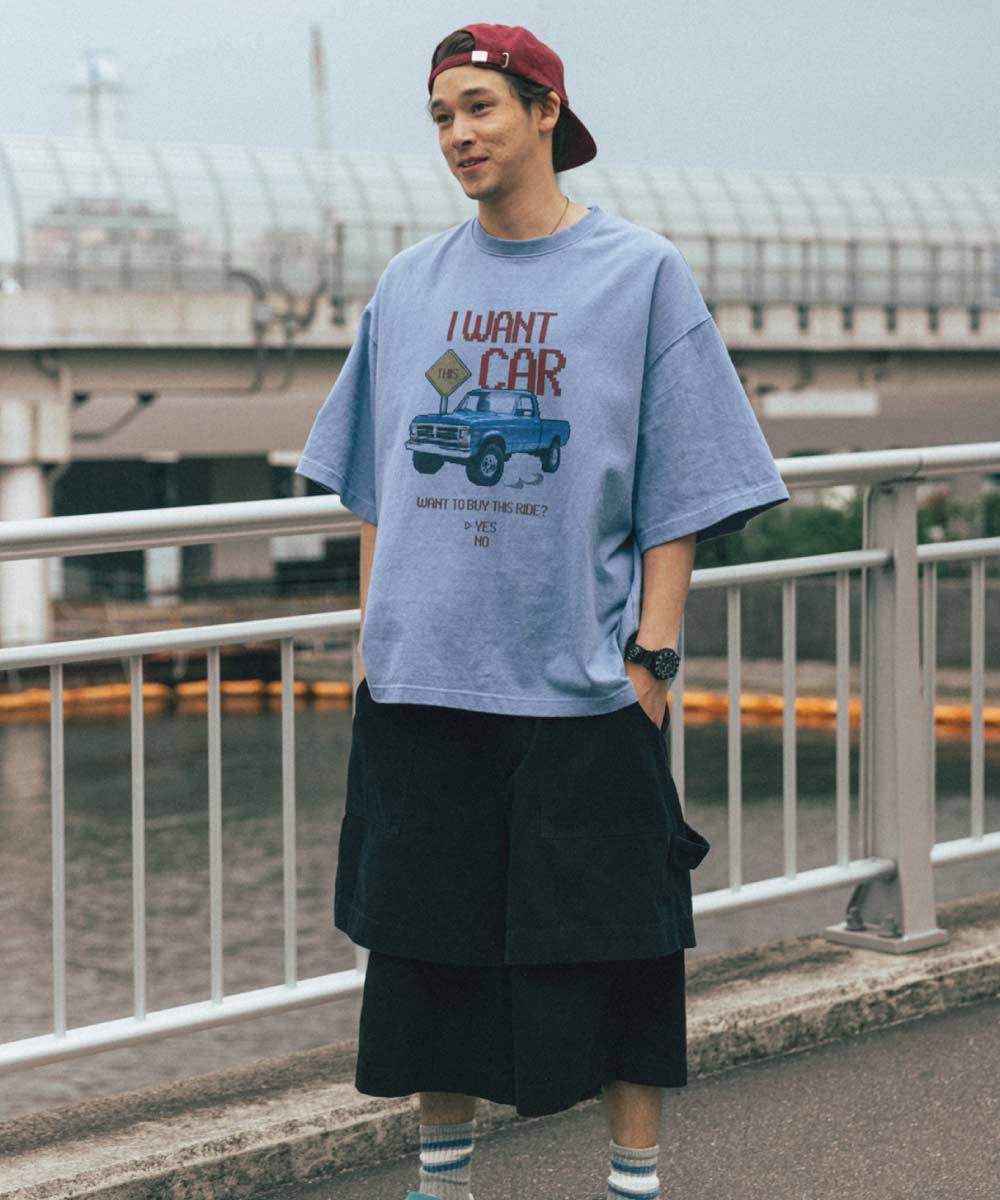 拼接工裝五分褲 Layered Half Fatigue Half Pants