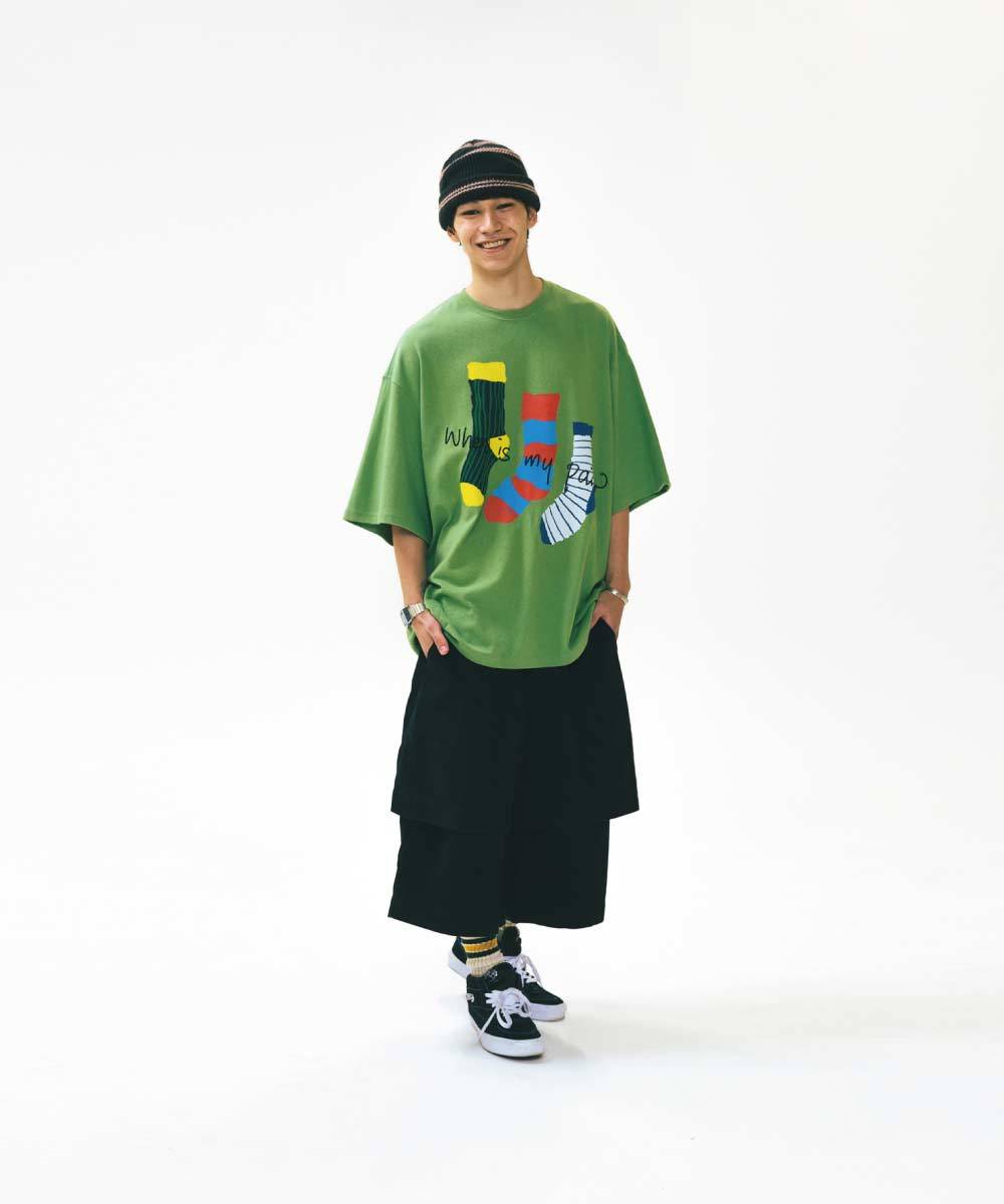 拼接工裝五分褲 Layered Half Fatigue Half Pants