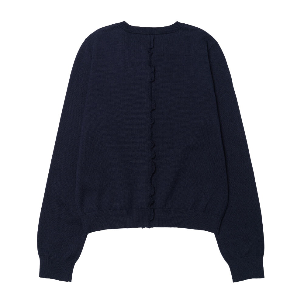 格紋針織衫 CLASSIC CHECK RUFFLE CARDIGAN