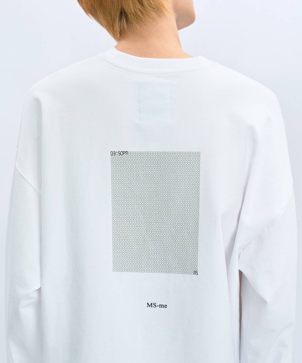 “TIGHT SCHEDULE” Loose Fit L/S Tee 圖像大學Tee