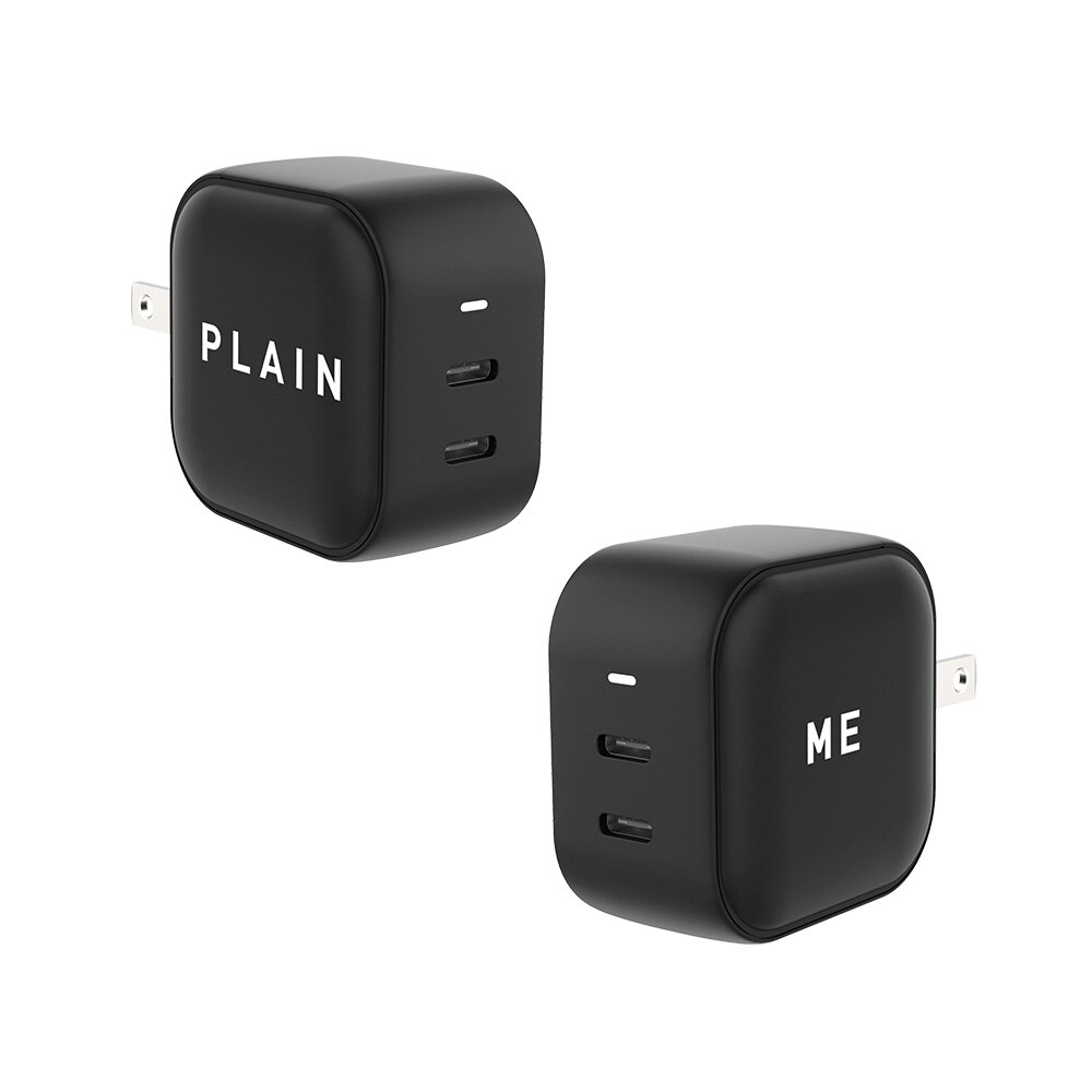 PLAIN GaN 45W Type-C雙孔充電頭