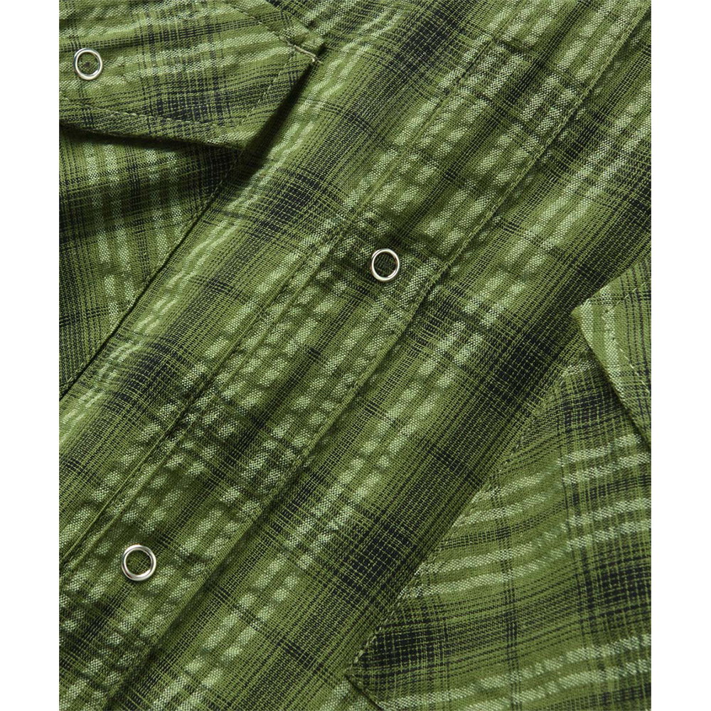 口袋格紋襯衫 ASI WRINKLE CHECK WESTERN SHIRT