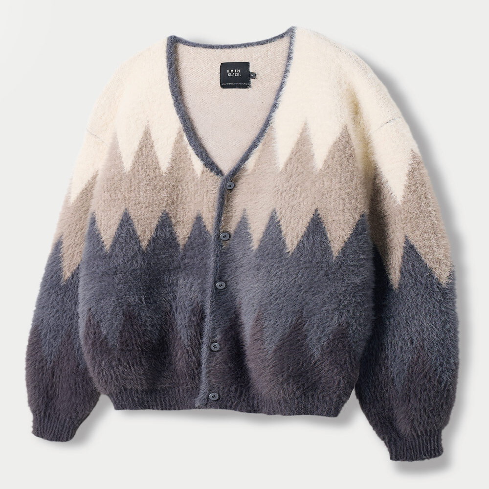 開襟針織外套 HAIRY MOHAIR CARDIGAN
