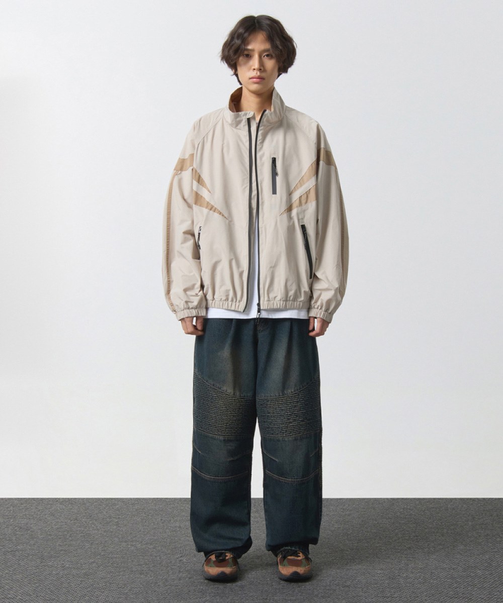 拼接運動外套 D-LAYER PANEL TRACK JACKET
