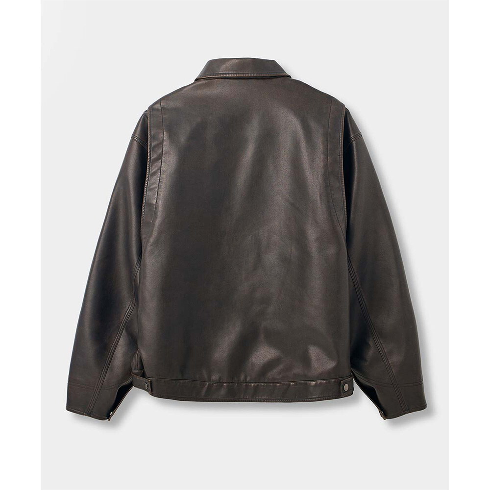 仿皮革工裝外套 FAUX LEATHER DETROIT WORK JACKET