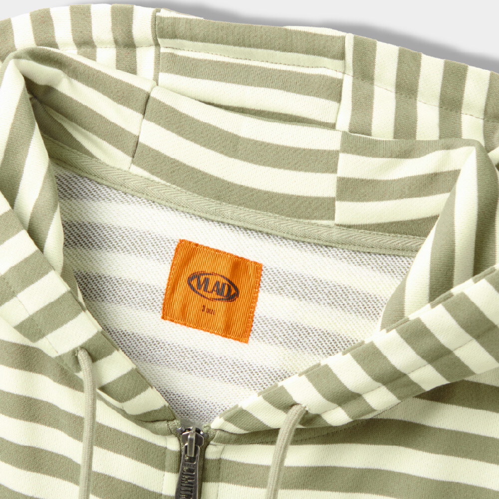條紋連帽外套 VLAD STRIPE LOGO HOODED ZIP UP