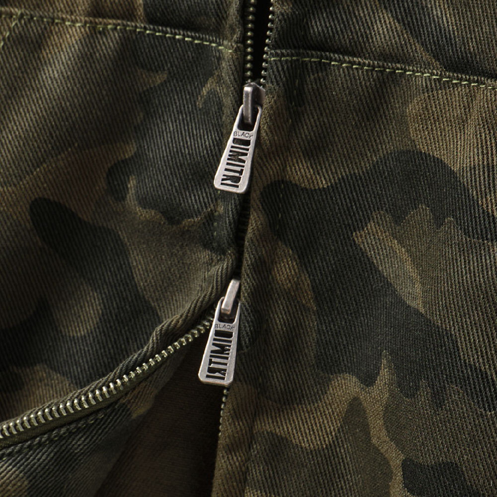 水洗迷彩連帽外套 VLAD WASHED CAMOUFLAGE HOODED ZIPUP