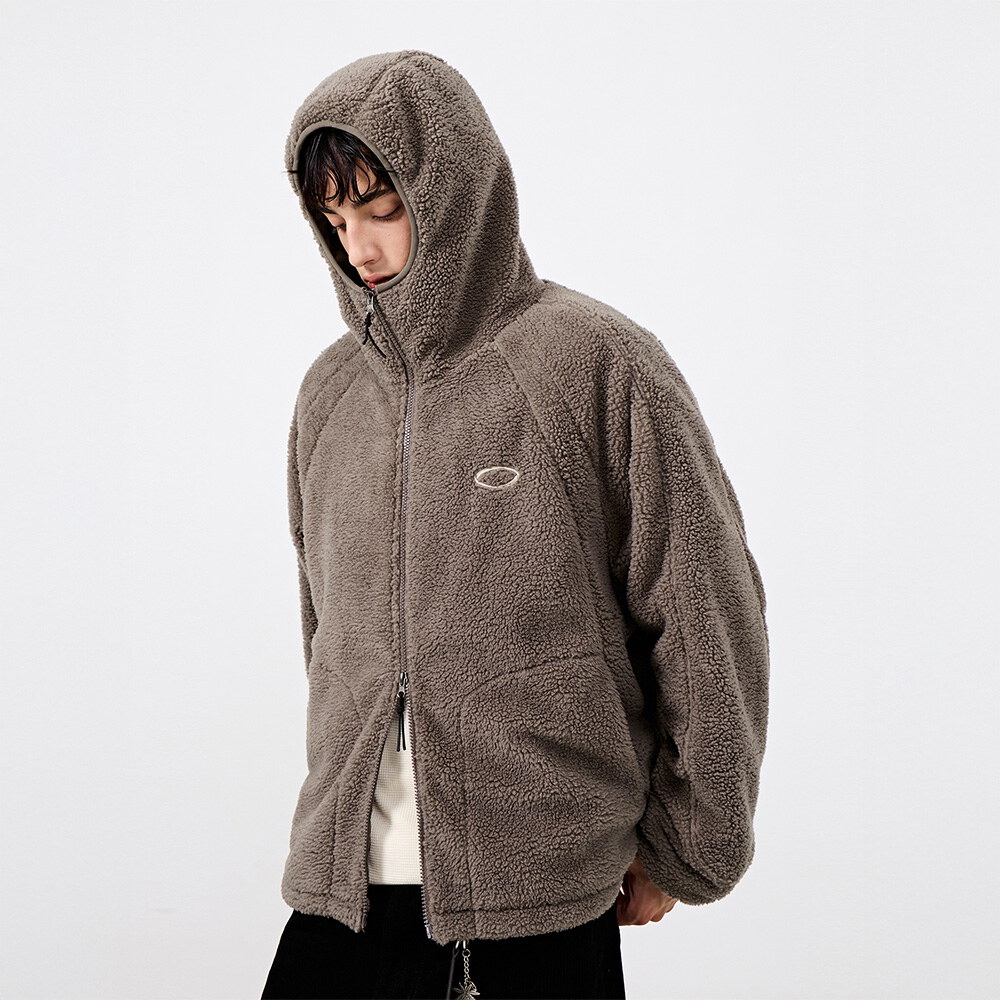 羊羔絨連帽外套 SHERPA FLEECE SLASH HOODED JACKET
