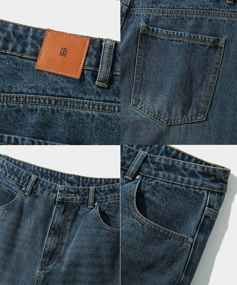 寬版牛仔褲 ASI FOUR SEASONS WASHED WIDE FIT DENIM PANTS