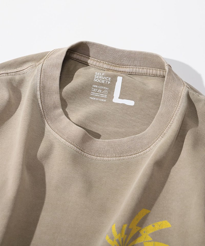 水洗印花上衣 THE HANA-01 WASHED TEE