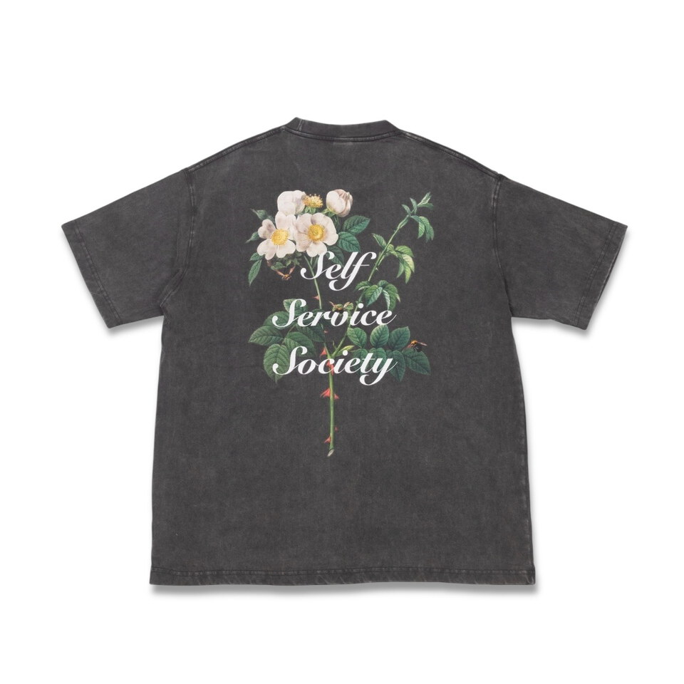 3SB0108-261 品牌花卉短Tee Brand Logo Flower Tee