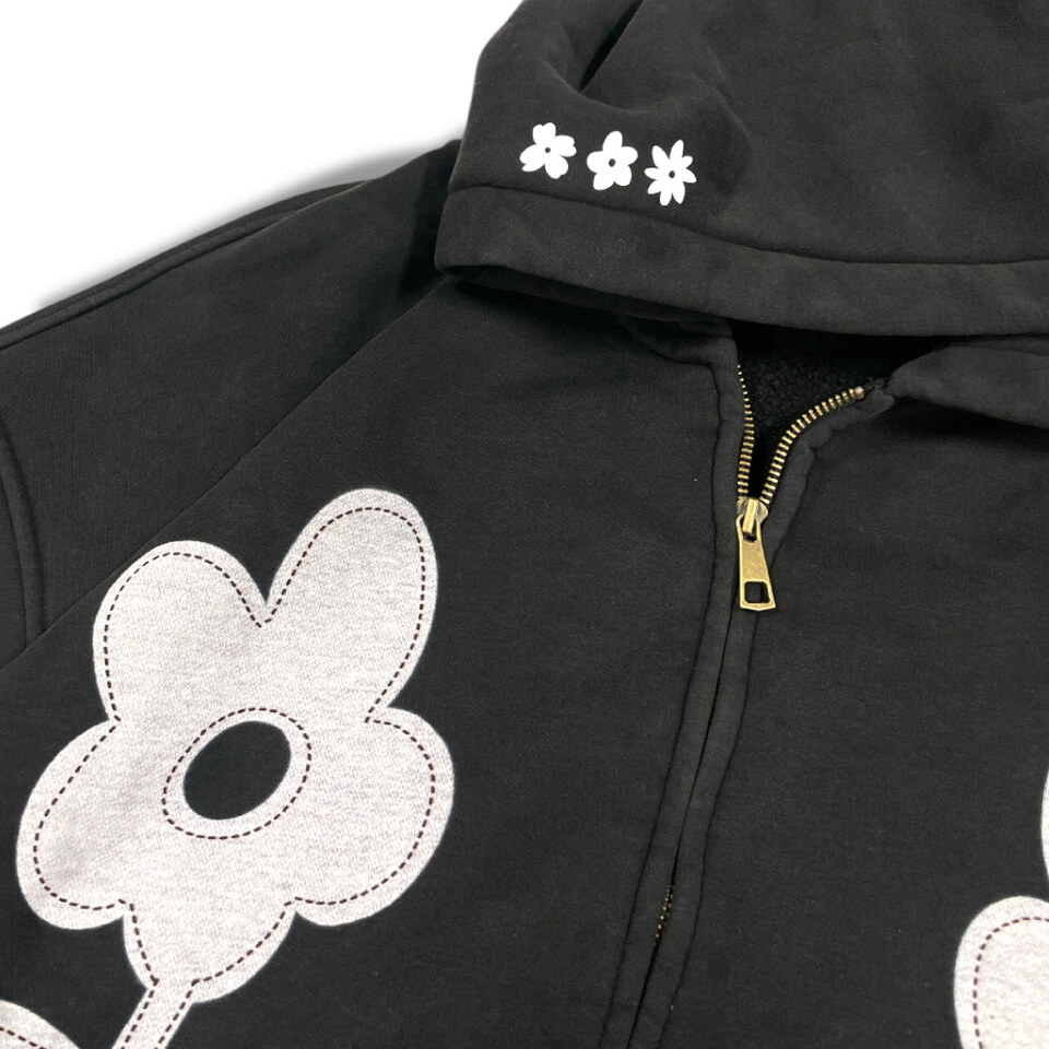 花卉印花連帽外套 Flower Printed Hoodie