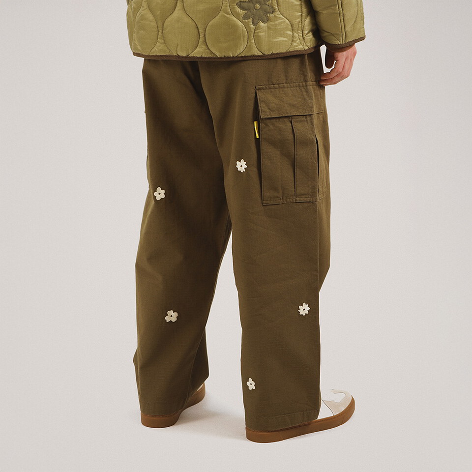 花卉休閒工裝褲 Easy Flower Cargo Pants