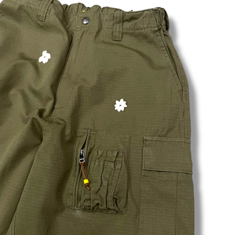 花卉休閒工裝褲 Easy Flower Cargo Pants