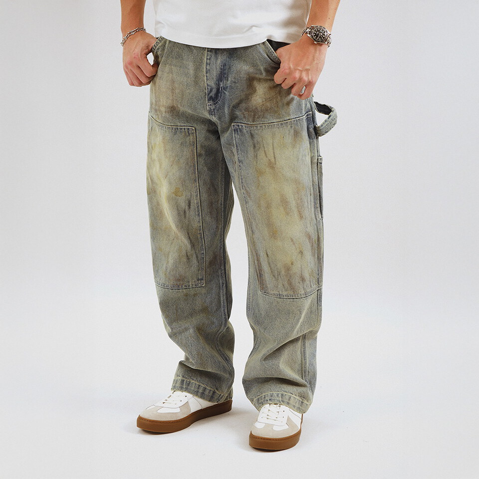 3SB1603-261 花朵丹寧長褲 The Beezy Painter Denim Pants