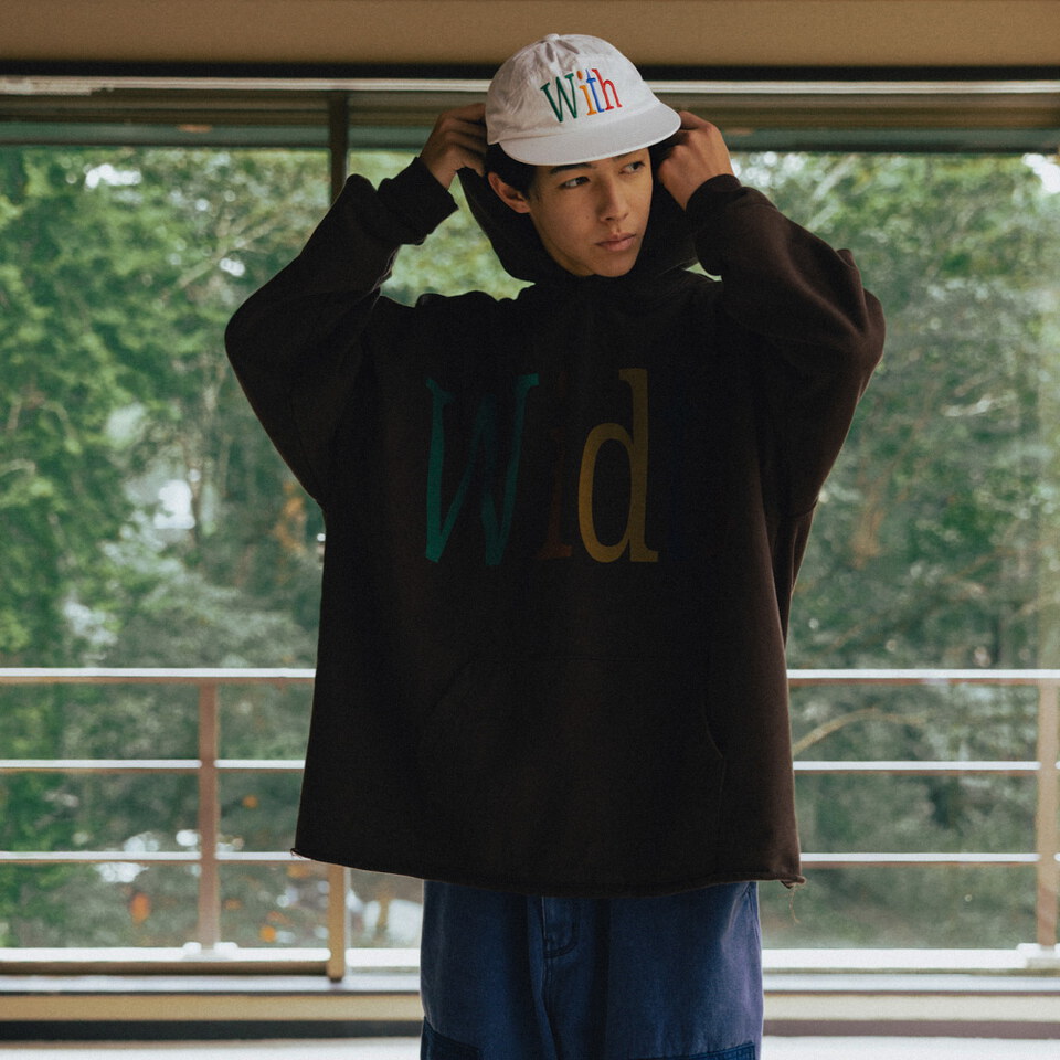 連帽上衣 Width Print Hoodie