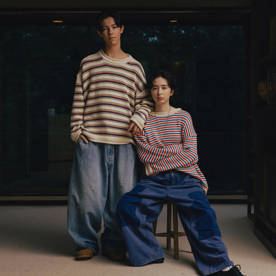 條紋毛衣 Multi Colored Stripe Sweater