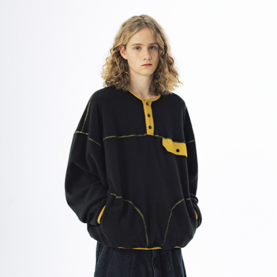 AGL0131-262 刷毛套頭上衣 Two-Tone Fleece Pullover