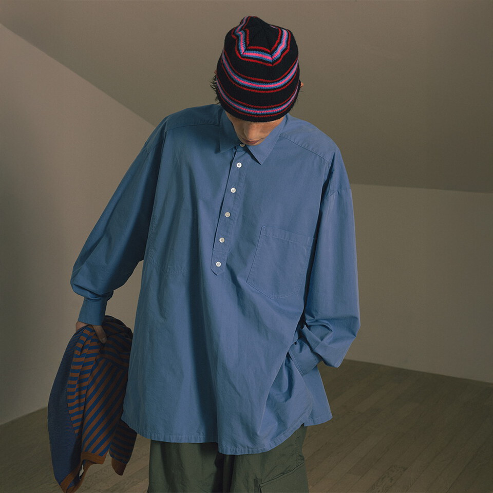 AGL0204-252 側開衩套頭襯衫 Pullover Side Slit Shirt