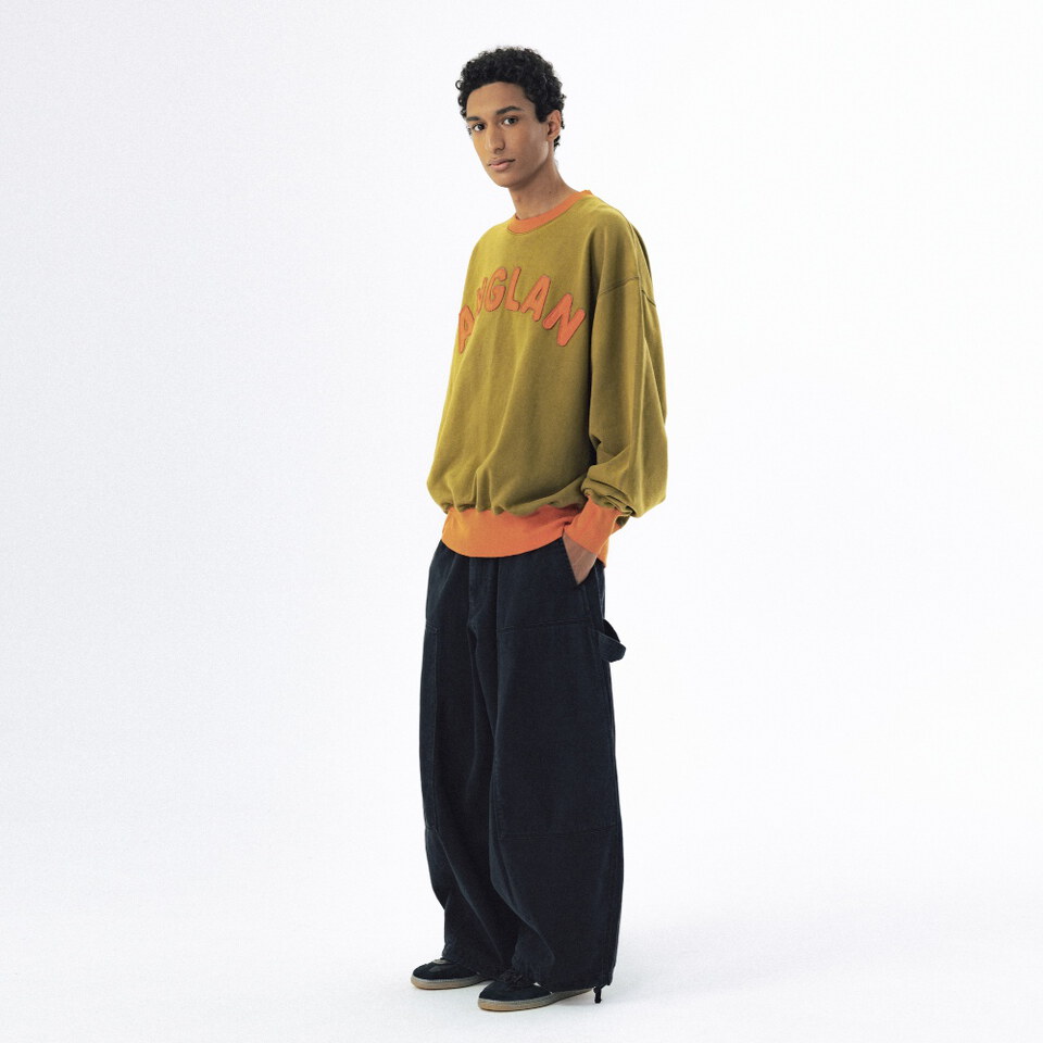 工裝繭形褲 Double Knee Work Balloon Pants