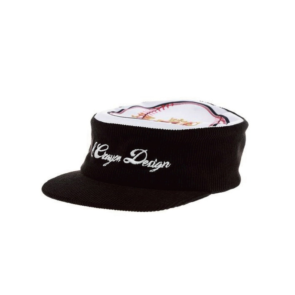 燈芯絨藥盒帽 Corduroy Patchwork Pillbox Cap 燈芯絨