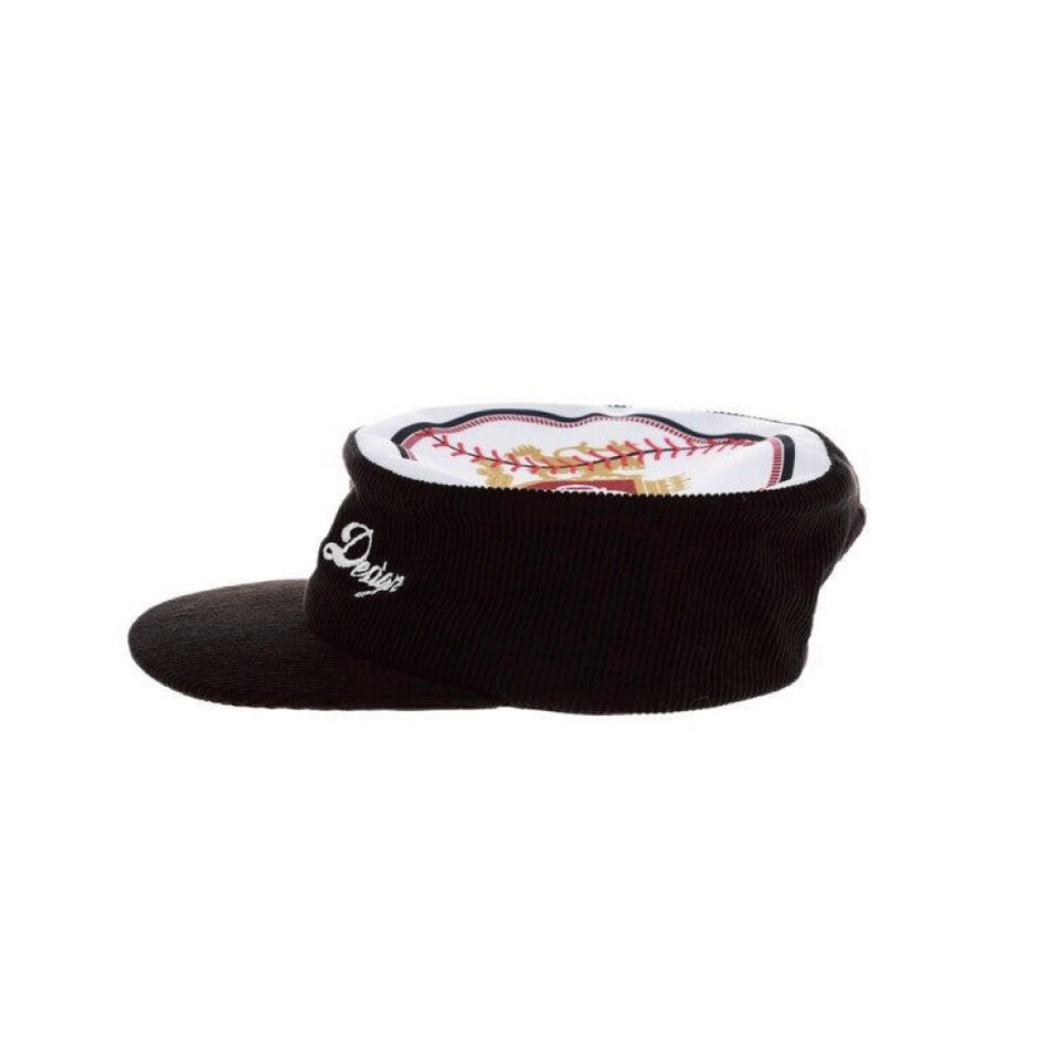 燈芯絨藥盒帽 Corduroy Patchwork Pillbox Cap 燈芯絨