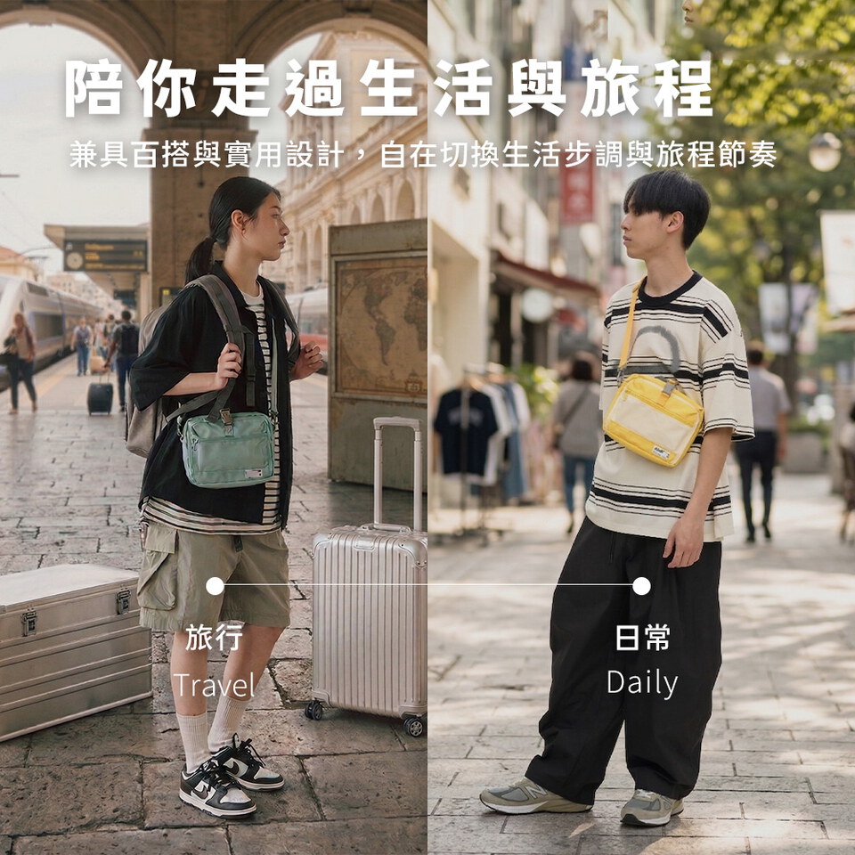 橫式款-PM大容量旅行小包