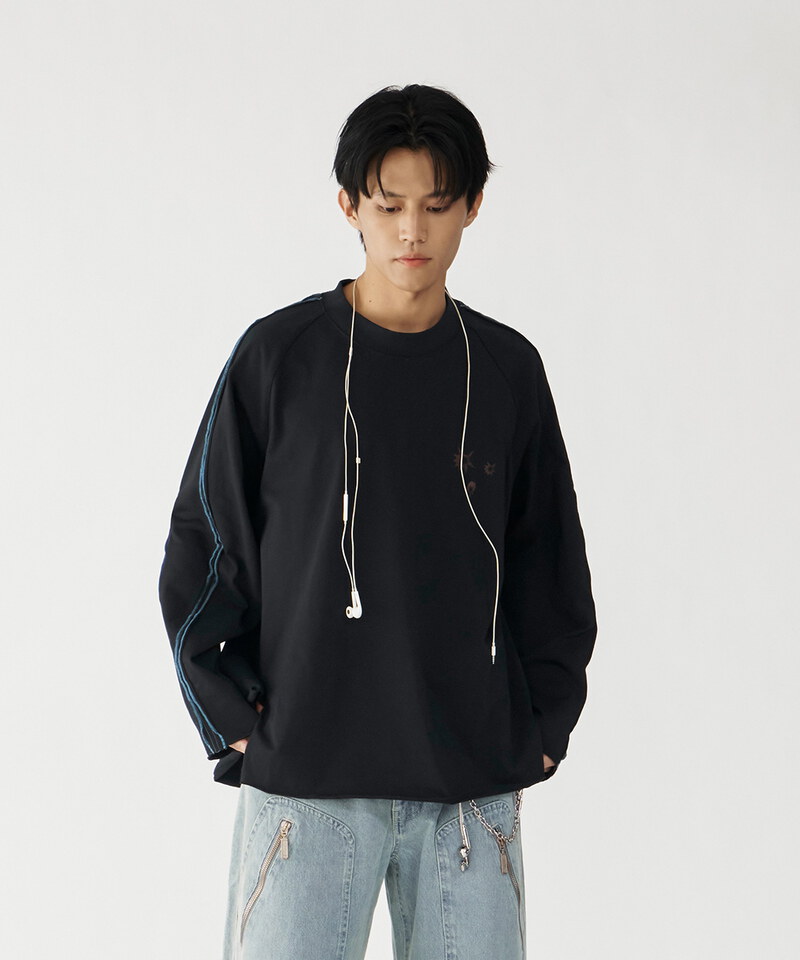 CRV0188-252 melsign聯名水洗爆擊LS TEE