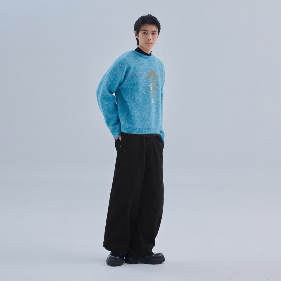 melsign聯名海馬針織毛衣