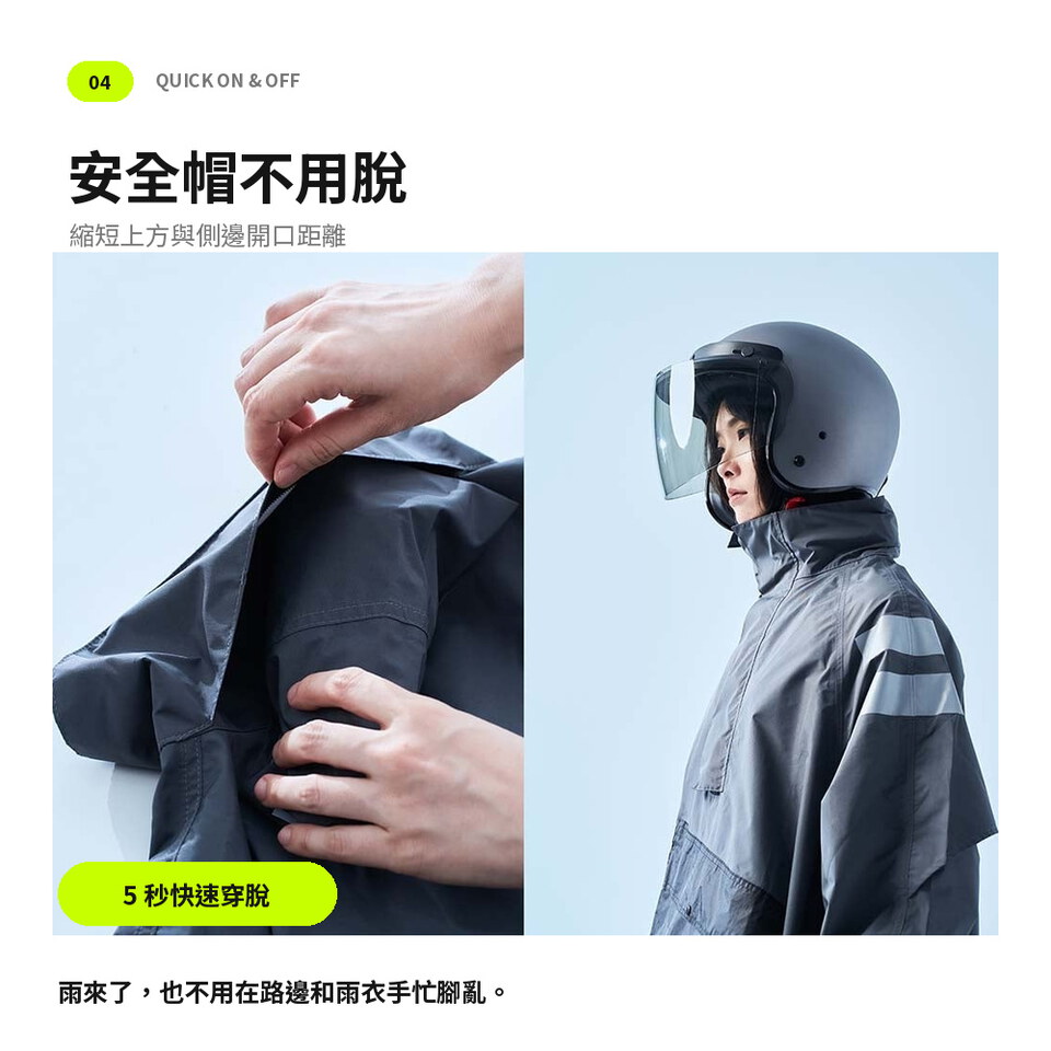鯊魚衣 SHARK™ 鰓室透氣機能雨衣