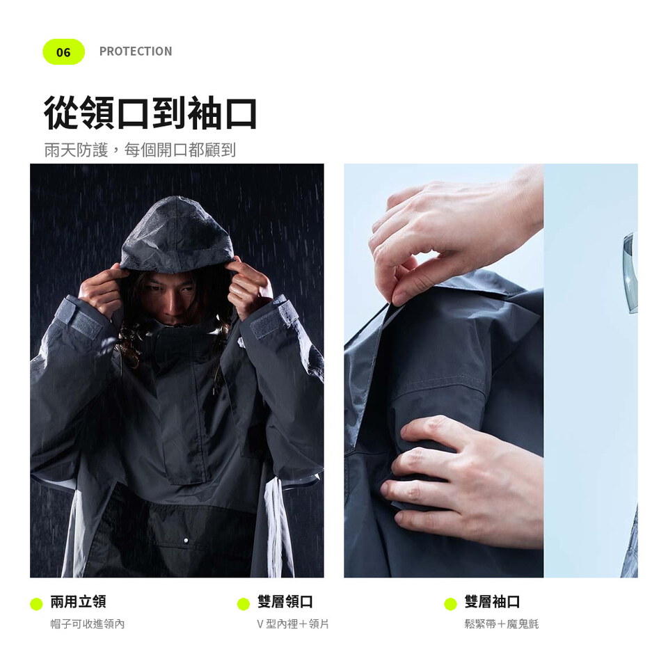 鯊魚衣 SHARK™ 鰓室透氣機能雨衣