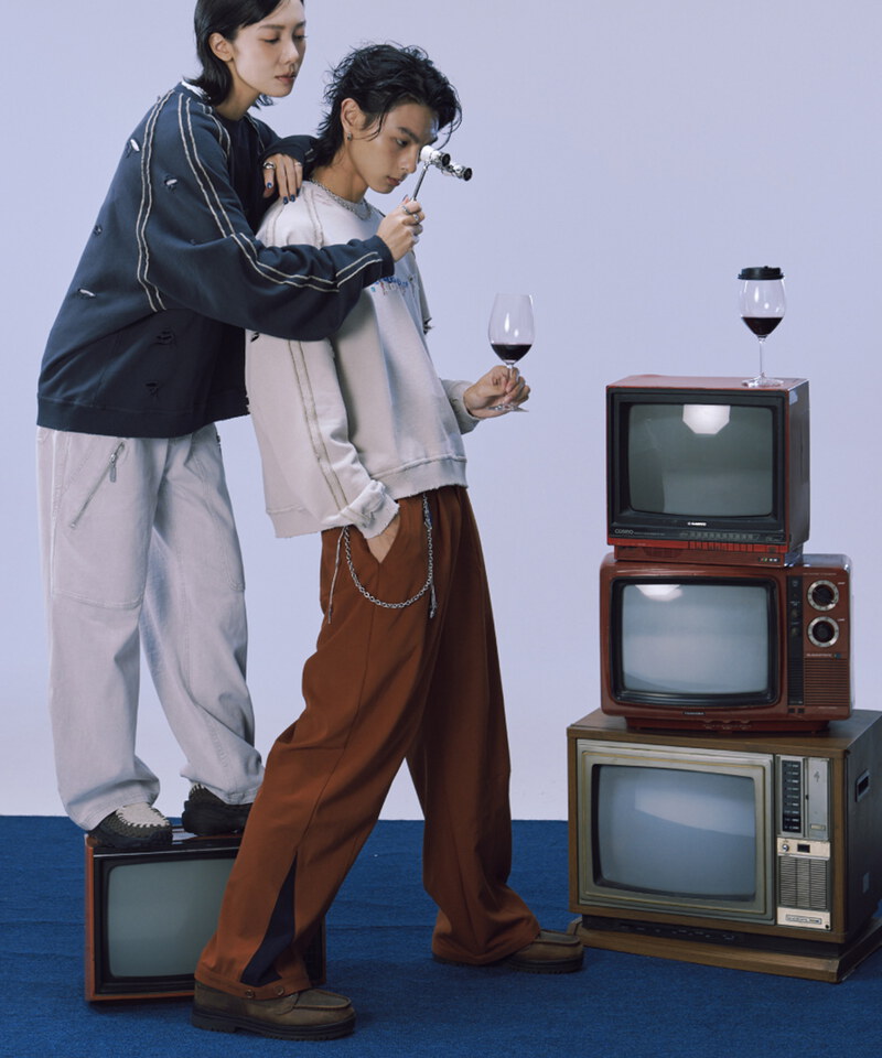 melsign聯名多口袋棉褲