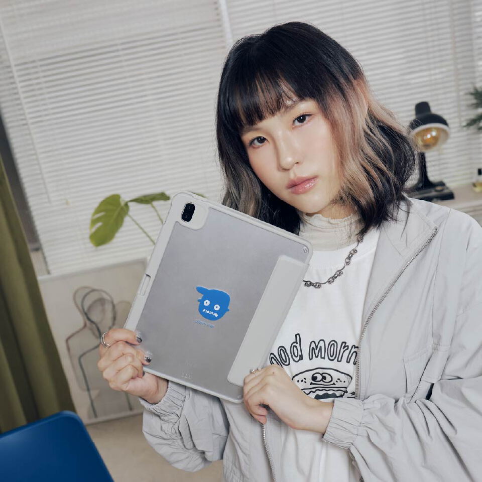 小P社長隨性搭強悍磁吸iPad三折保護殼