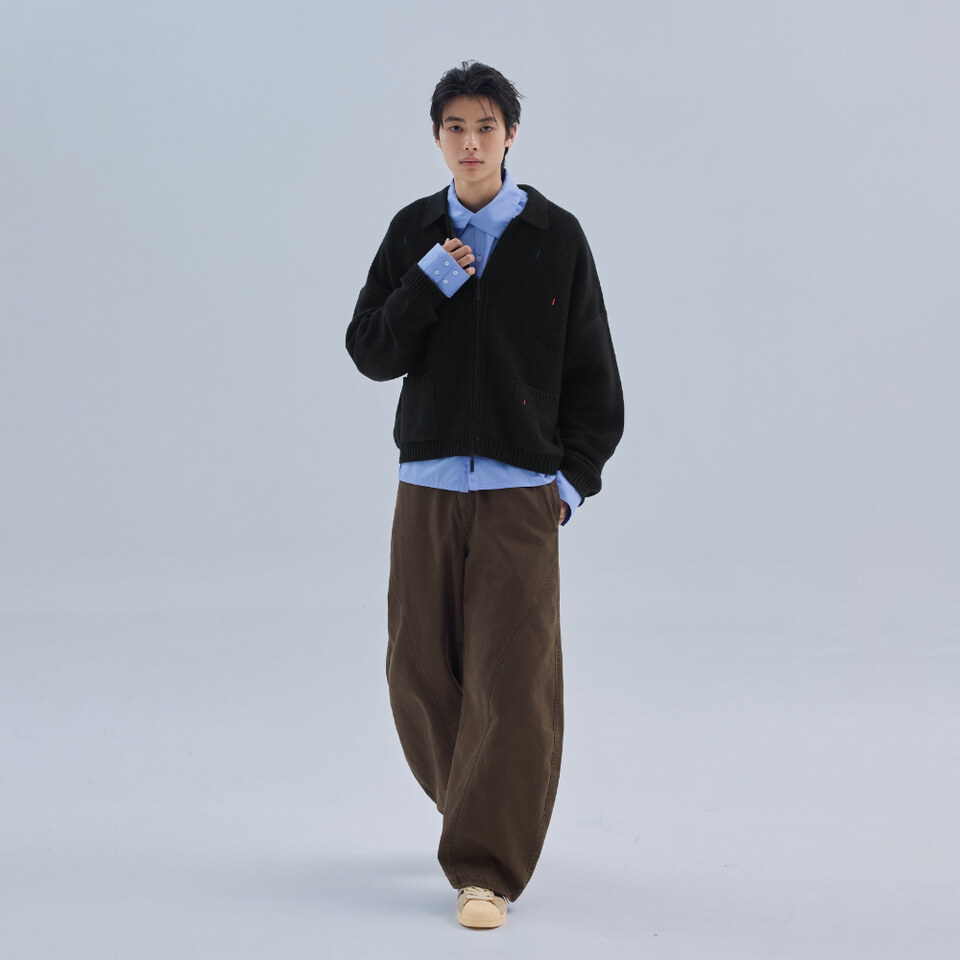 melsign聯名水洗帆布長褲