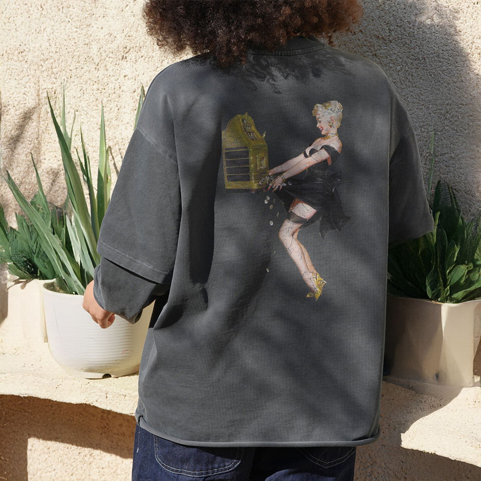 印花上衣 Stubborn Is Sexy LS Tee