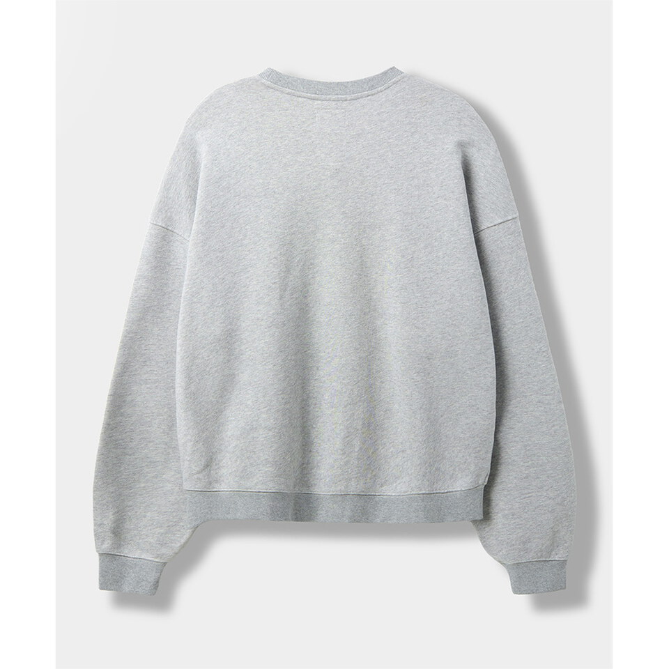 大學TEE  VLAD CUT-OFF APPLIQUE SWEAT SHIRT