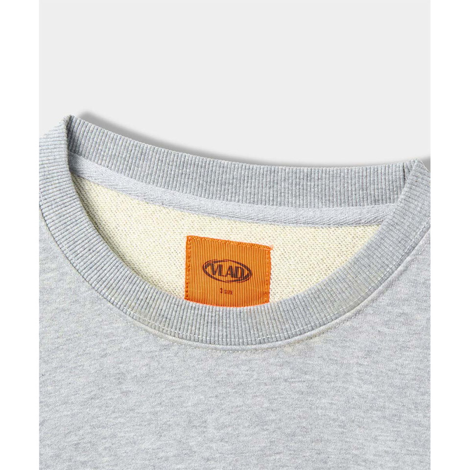 大學TEE  VLAD CUT-OFF APPLIQUE SWEAT SHIRT