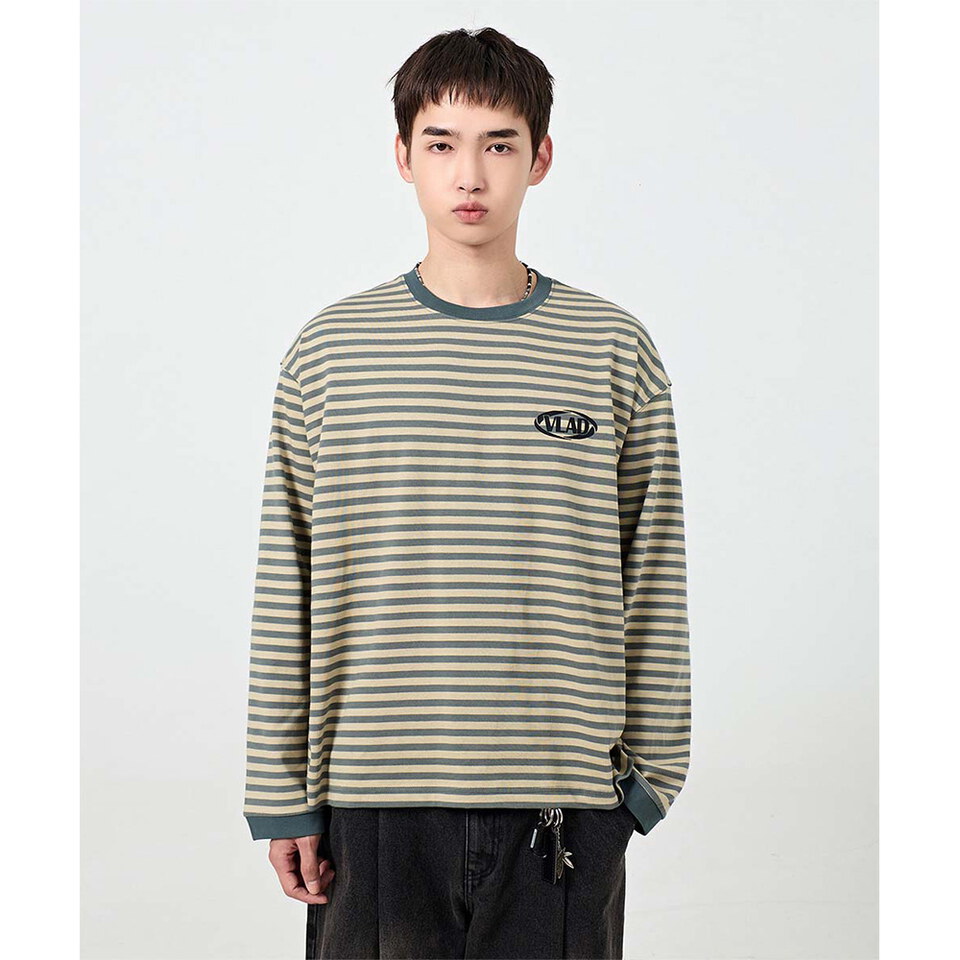 DMB0011-252 條紋上衣 LAYERING STRIPE LONG SLEEVE T-SHIRT