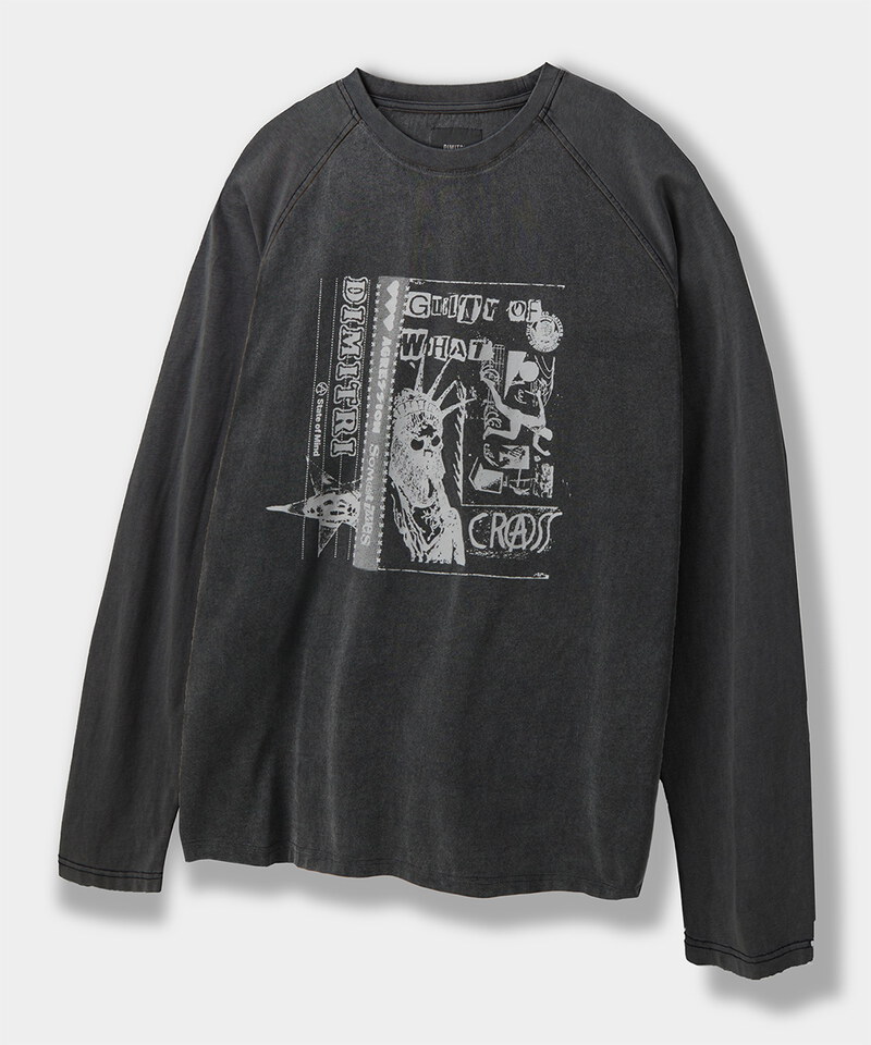 圖像上衣 RAGLAN COLOR BLOCK PIGMENT ARTWORK T-SHIRT
